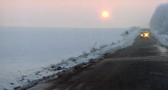 A stunning sunrise seen in Bernardo Bertolucci's THE CONFORMIST. The cinematography is by Vittorio Storaro.